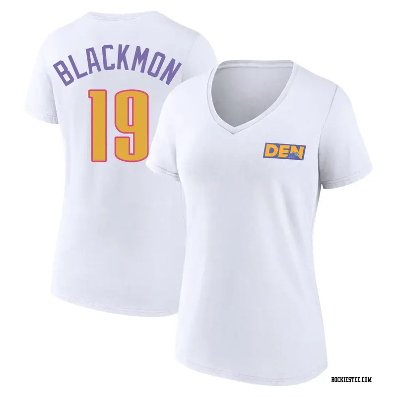 Women's Colorado Rockies ＃19 Charlie Blackmon White 2025 City Connect Graphic Name & Number T-Shirt